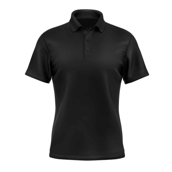 Black Blank Polo-Shirt